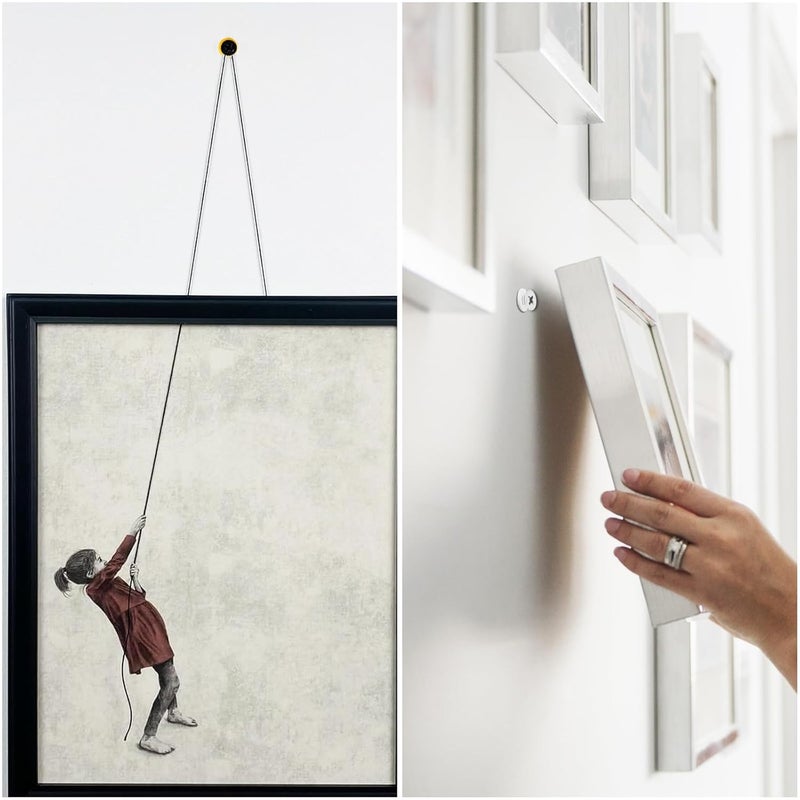 KURUI Wall Anchors Kit for Hanging Wall Art Decor/Picture Frame, Replace Picture Hanging Nails with Dry Wall Anchors, 270Pcs Picture Hangers and Screws Assortment Kit for Drywall Concrete Brick - Image 5